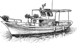 Greek Fishing Boat stock vectors - Clipart.me