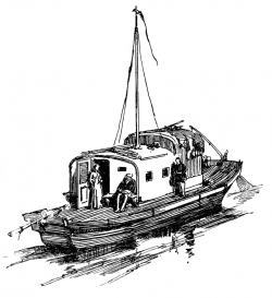 House-boat | ClipArt ETC