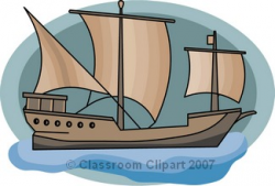 Medieval clipart boat - Pencil and in color medieval clipart boat