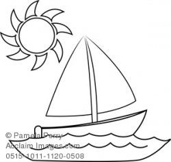 outline of a boat clipart & stock photography | Acclaim Images
