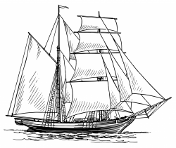 Sailing Ship Clipart Illustration Free Stock Photo - Public Domain ...