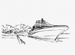 Sketch Boats, Hand Painted, Sketch, Ferry PNG Image and Clipart for ...