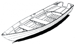 Wood Boat Drawing at GetDrawings.com | Free for personal use Wood ...