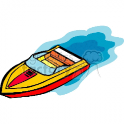 Royalty-Free water-speedboat 173400 clip art images, illustrations ...