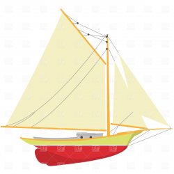 Sailing Boat clipart big boat - Pencil and in color sailing boat ...