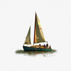 Watercolor Wooden Boat, Creative Wooden Boat, Wooden Sail, Sailboat ...