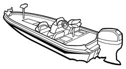 Bass Boat Drawing at GetDrawings.com | Free for personal use Bass ...
