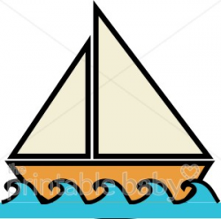 Boat on Water Clipart | Beach Baby Clipart