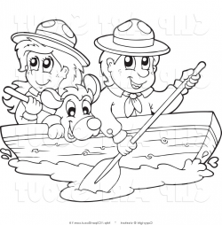 Unique Row Boat Clip Art Black And White Images - Vector Art Library