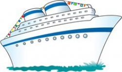 Free Cruise Ship Clip Art Image: clip art illustration of a cruise ...