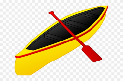 Kayak Clipart Yellow Boat - Clipart Canoeing Png ...