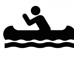 Canoe, Symbol, Sign, Isolated, Icon, Image, Recreation, Boat, Water ...