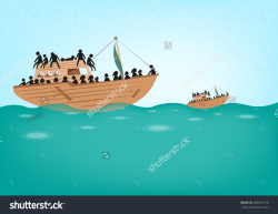 28+ Collection of Refugee Boat Drawing | High quality, free cliparts ...