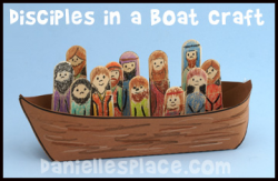 Boat Clipart Disciples Pencil And In Color On Bible Fun For Kids ...