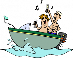 Fishing Boat clipart humorous - Pencil and in color fishing boat ...