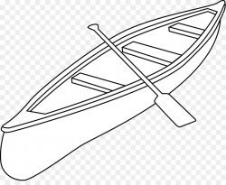 Canoe camping Drawing Kayak Clip art - boat png download - 6739*5417 ...