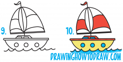 Simple Boat Drawing at GetDrawings.com | Free for personal use ...