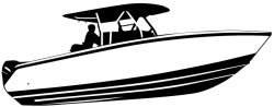 Marlago Boats » sport-fishing-boat-clip-art-center-consolebw