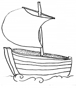 New Boat Clipart Black and White Collection - Digital Clipart Collection