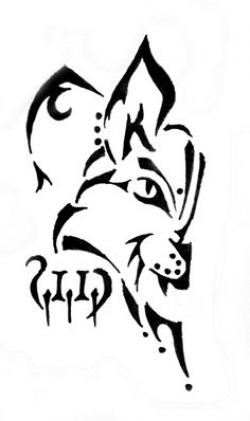 Graphic Silhouettes Of A Lion, Lynx And Panther. Vector Illustration ...