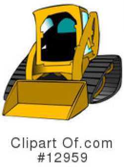Bobcat Skid Loader Clipart #1331833 - Illustration by djart