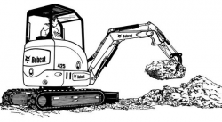 28+ Collection of Mini Excavator Clipart | High quality, free ...