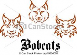 Mascot Clipart Image of Wildcats Basketball Player Black White ...