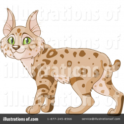 Bobcat Clipart #1387624 - Illustration by Pushkin