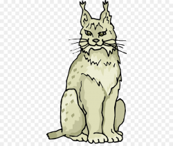 Eurasian lynx Whiskers Bobcat Clip art - Lynx Cliparts png download ...