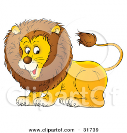 Lion relaxed clipart - Clipground