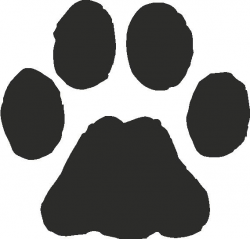 Bobcat Clipart Paw Print Pencil And In Color Bobcat Clipart Paw ...
