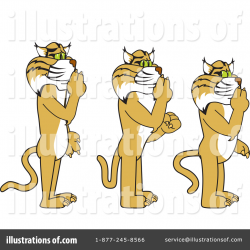 Bobcat School Mascot Clipart #1361642 - Illustration by Toons4Biz
