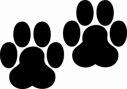 Dog Paw Print Silhouette at GetDrawings.com | Free for personal use ...