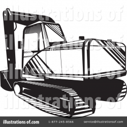 Tractor Clipart #1144843 - Illustration by patrimonio