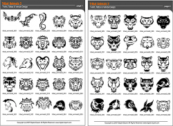 Tribal Animals 3 - Tribal Animals 3 - Extreme Vector Clipart for ...