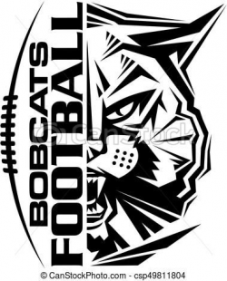 bobcats football Vector - stock illustration, royalty free ...