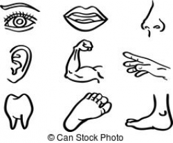 body clipart black and white 11 | Clipart Station