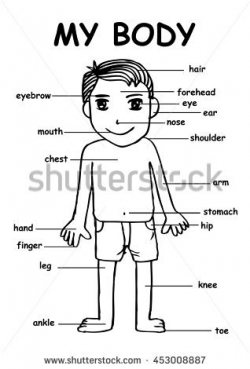 body clipart black and white 4 | Clipart Station