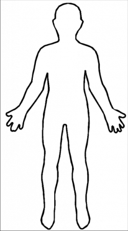 16 Outline Of A Body Shape | body shape | Pinterest | Body shapes