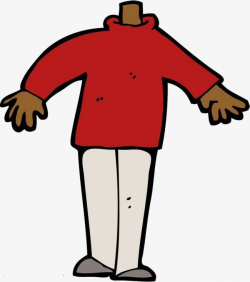 The Standing Cartoon Body, Cartoon, Body, Gules PNG Image and ...