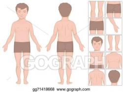 Vector Stock - Baby boy body parts. Clipart Illustration gg71418668 ...