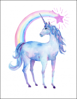 Free Printable Watercolor Unicorn Pictures | Unicorn pictures, Kids ...