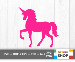 Unicorn body svg, unicorn silhouette svg, unicorn svg, unicorn silhouette  cut file, unicorn clipart, unicorn vector, unicorn svg silhouette