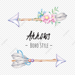 Beautiful Boho Arrows, Beautiful, Flower, Floral PNG and ...