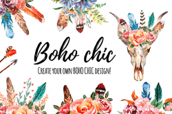 Featured Designer: Helen Field + Free Boho Chic Floral Skull Image ...