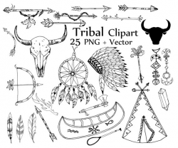 Tribal clipart: 