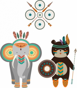 Tribal design elements various boho decoration style Free vector in ...
