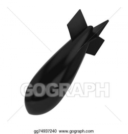 Stock Illustration - Air bomb. Clipart Drawing gg74937240 - GoGraph