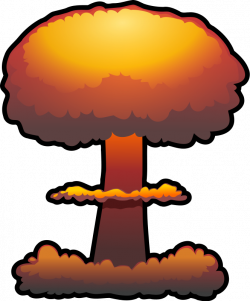 Nuclear Bomb Explosion Clipart