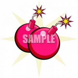Two Cherry Bombs - Royalty Free Clipart Picture